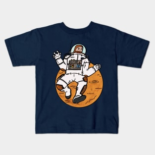 Astronout on space Kids T-Shirt